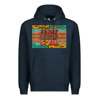 Navy sassy little soul  skinny metal can holder Premium Hoodie - HRA Design Shop