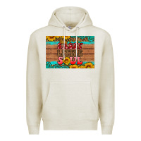 Oatmeal Heather sassy little soul  skinny metal can holder Premium Hoodie - HRA Design Shop