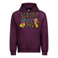 Mauve Wine school hero Urban Hoodie - CowhideDigitalArt