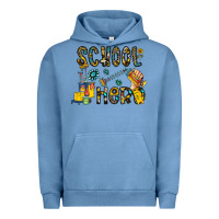 Pigment Pebble Blue school hero Urban Hoodie - CowhideDigitalArt