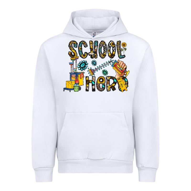 School Hero Urban Hoodie by CowhideDigitalArt | Teevron