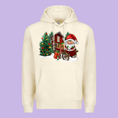 Christmas Gnomes Barnyard Premium Hoodie Designed By Fadigitalartstudio