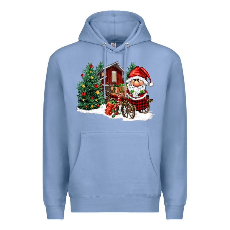 Christmas Gnomes Barnyard Premium Hoodie by FaDigitalArtStudio | Teevron