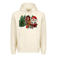 Tofu christmas gnomes barnyard Premium Hoodie - FaDigitalArtStudio