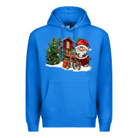 True Royal christmas gnomes barnyard Premium Hoodie - FaDigitalArtStudio