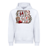 White mimi baseball Urban Hoodie - RacoonDesign