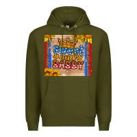 Army Green usa flag sweet and sassy Premium Hoodie - HRA Design Shop