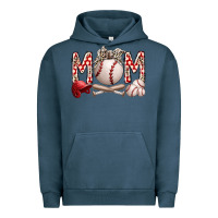 Pigment Midnight Navy mom baseball Urban Hoodie - RacoonDesign