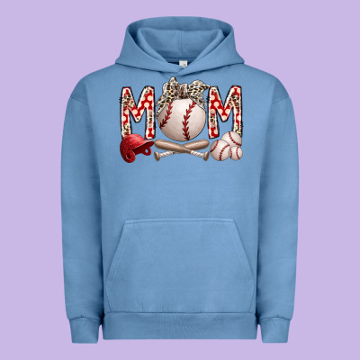 Mom Baseball Urban Hoodie Designed By Racoondesign