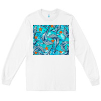 White humpback whale mousepad Long Sleeve Tee - BarkalooDesign