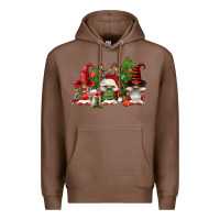 Chestnut christmas gnomies Premium Hoodie - FaDigitalArtStudio