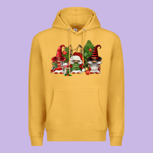 Christmas Gnomies Premium Hoodie Designed By Fadigitalartstudio