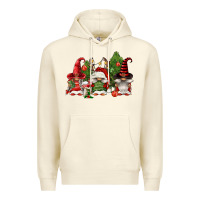 Sandshell christmas gnomies Premium Hoodie - FaDigitalArtStudio