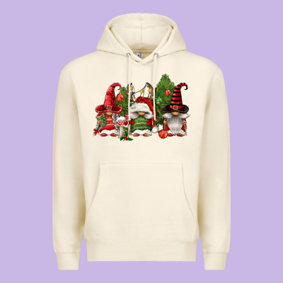 Christmas Gnomies Premium Hoodie Designed By Fadigitalartstudio