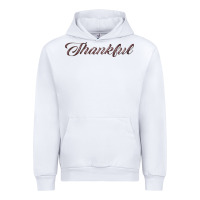 White thankful Urban Hoodie - FaDigitalArtStudio