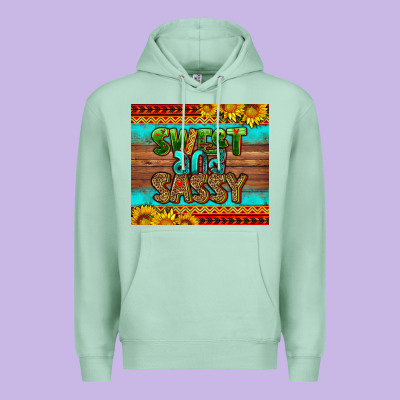 Sweet And Sassy Juneteenth Premium Hoodie Designed By Hra Design Shop