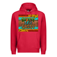 Cardinal sweet and sassy Juneteenth Premium Hoodie - HRA Design Shop