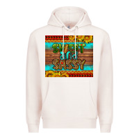 Pale Pink sweet and sassy Juneteenth Premium Hoodie - HRA Design Shop