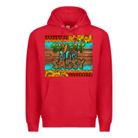 Red sweet and sassy Juneteenth Premium Hoodie - HRA Design Shop