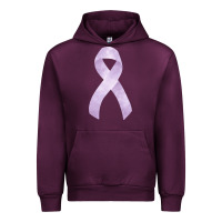 Mauve Wine testicular cancer ribbon fa element Urban Hoodie - FaDigitalArtStudio