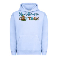 Pigment Grape Ice life is better at the cottage Urban Hoodie - HRA Design Shop