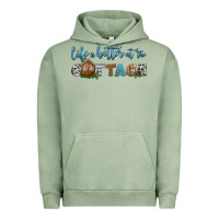Pigment Oil Green life is better at the cottage Urban Hoodie - HRA Design Shop