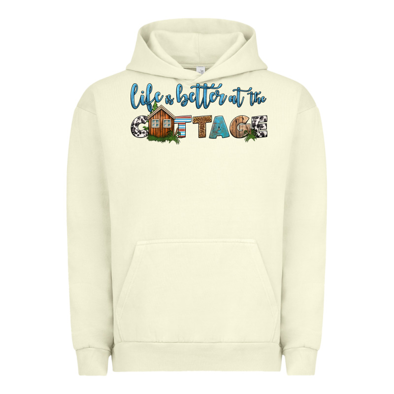 Life Is Better At The Cottage Urban Hoodie by HRA Design Shop | Teevron