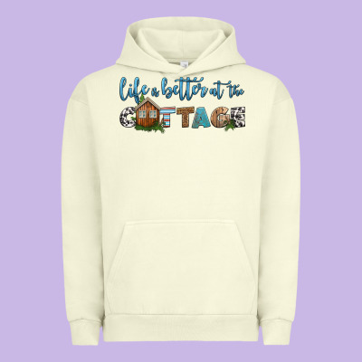 Life Is Better At The Cottage Urban Hoodie Designed By Hra Design Shop