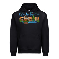 Black life is better at the cabin Urban Hoodie - HRA Design Shop