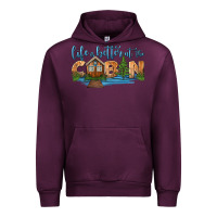 Mauve Wine life is better at the cabin Urban Hoodie - HRA Design Shop