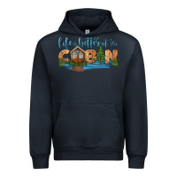 Navy life is better at the cabin Urban Hoodie - HRA Design Shop