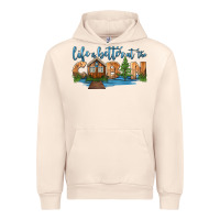 Sandshell life is better at the cabin Urban Hoodie - HRA Design Shop