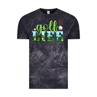 Cloud Black golf life Vintage Tee - Artiststas