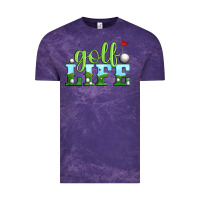 Cloud Purple golf life Vintage Tee - Artiststas