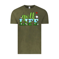 Vintage Olive golf life Vintage Tee - Artiststas