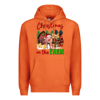 Carrot christmas on the farm Premium Hoodie - FaDigitalArtStudio