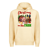 Pina Colada christmas on the farm Premium Hoodie - FaDigitalArtStudio