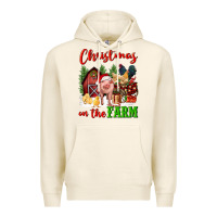 Tofu christmas on the farm Premium Hoodie - FaDigitalArtStudio