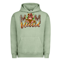 Pigment Oil Green mom blessed Urban Hoodie - RacoonDesign