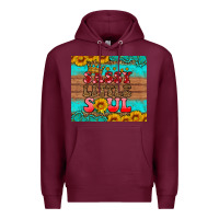 Burgundy sassy little soul Premium Hoodie - HRA Design Shop