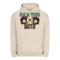 Pigment French Oak calm your mits baseball Urban Hoodie - CowhideDigitalArt