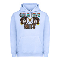 Pigment Grape Ice calm your mits baseball Urban Hoodie - CowhideDigitalArt