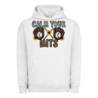 Pigment Lunar Rock calm your mits baseball Urban Hoodie - CowhideDigitalArt