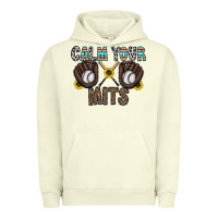 Pigment Pistachio calm your mits baseball Urban Hoodie - CowhideDigitalArt