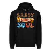 Black sassy little soul Premium Hoodie - HRA Design Shop