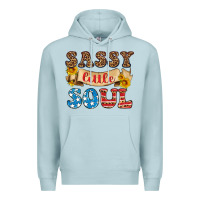Blue Mist sassy little soul Premium Hoodie - HRA Design Shop