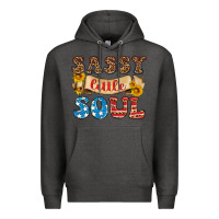 Charcoal Heather sassy little soul Premium Hoodie - HRA Design Shop