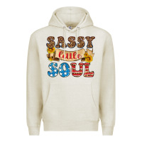 Oatmeal Heather sassy little soul Premium Hoodie - HRA Design Shop