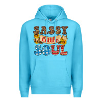Ocean Blue sassy little soul Premium Hoodie - HRA Design Shop