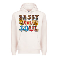 Pale Pink sassy little soul Premium Hoodie - HRA Design Shop
